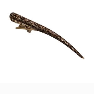 Gold and Brown Hair Clip